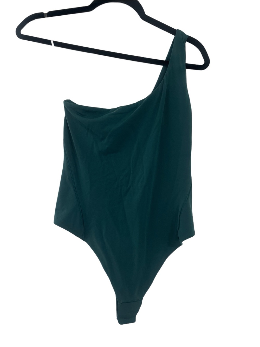 One-Shoulder Lululemon Teal Green Bodysuit